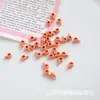 4mm cor liga três vias contas contas DIY acessórios joias corrente celular colar chaveiro feito à mão