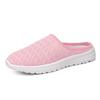 Zapatos de Pareja de Verano 2025 Comercio Exterior Color Sólido Casual sin Cordones Planos Transpirables Ligeros Talla Grande Zapatos de Tejer Fly para Mamá