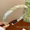 Diadema de Esponja Marrón para Niñas, de Ala Ancha, de Alta Gama, Diadema de Moda para Lavarse la Cara, Pinza para el Cabello de Alta Presión Craneal