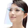 Careta de aislamiento Weiyang antivaho, antisalpicaduras, antigotas con montura de gafas, máscara protectora transparente de cara completa, personalizable