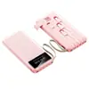 Batería Externa Personalizada al por Mayor con Cable Integrado de 20000 mAh de Gran Capacidad Ultra Delgada Portátil para Exteriores