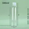 Fábrica de Origem Garrafas Plásticas Transparentes com Tampa Flip-Top Tampa Borboleta de PET Garrafas de Apertar Garrafas Dispenser Cosmético Grandes Quantidades em Estoque