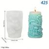 Vela Elemento Oceano Aromaterapia Molde de Silicone DIY Pedra Difusora Espiral Molde de Ornamento Suprimento Transfronteiriço