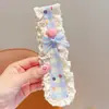 Adesivo de franja de tricô de lã adesivo mágico para cabelo solto faixa de cabelo para lavar o rosto faixa de cabelo novo estilo 2026 para meninas artefato de estilização de cabelo solto