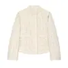 Ins ropa de mujer al por mayor estilo europeo y americano transfronterizo otoño nuevo abrigo de cuello alto con borlas estilo pequeño Chanel 7522249712