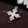 Joyería de bricolaje, colgante pequeño de plata, pulsera, collar, pendientes, colgante pequeño, tocado, horquilla, corona para el cabello, borla, accesorios colgantes