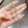 Pulsera de Flor de Cuatro Hojas con Pétalos de Circonita de Moda 2026 Nueva Joyería de Celebridad de Internet de Moda Accesorio de Estilo Minimalista Cobre Chapado en Oro Real