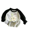 Camiseta de Manga Larga para Niños con Estampado de Estrellas de Dibujos Animados 2026 Primavera/Otoño Camiseta de Manga Larga para Bebé Estilo Nuevo Top Elegante para Niñas