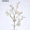 Folhas de Maçã Simuladas de Outono, Plantas Verdes Simples, Flores Artificiais, Decoração Suave Escandinava, Galhos de Maçã Artificiais, Flores de Seda para Salão de Casamento, Atacado e Varejo
