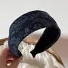 Diadema Ancha Estampado Paisley Bohemio Pasador de Lujo de Gama Alta para Mujeres Diadema Especial para Lavarse la Cara Diadema de Corona Alta