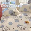 Funda de colchón acolchada de terciopelo de leche de invierno para dibujos animados para dormitorio, uso doméstico, tatami, colchón delgado acolchado, dormitorio, sábana con forro polar