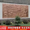 Impresiones de Cobre Antiguo Personalizadas, Pinturas Murales de Relieve en Cobre Forjado, Pantallas Murales de Cobre y Latón Estilo Chino con Fondo Cultural de Corte para Áreas de Entrada
