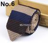 Gravata Social Masculina Britânica Fashion Coreana Casual Estudante Lã Tricotada Versátil Pontuda Estilo Moderno Gravata 7cm