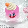 Juguetes de Comida de Simulación Decoraciones de Gelatina de Resina Pegamento de Crema DIY Funda de Teléfono Hebilla de Zapato Accesorios para Bolsas Sorpresa de Transmisión en Vivo