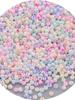 Super tamaño 3mm uniforme crema nacarada cuentas de arroz de vidrio hechas a mano DIY pulsera borla manualidades material de cuentas sueltas