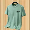 Camiseta de Manga Corta Redonda Holgada Estilo Coreano Transfronteriza para Hombre Moda de Verano para Hombre Sudadera Fina de Moda de Manga Corta para Hombre