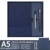 Caixa de Presente Personalizada com Caderno A5 Caderno Exquisito de Aparência Nobre Logotipo Imprimível Livro de Registro para Reuniões de Negócios de Alto Padrão