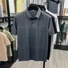 Camiseta de Manga Curta de Verão para Homens, Seda Gelada Modal, Blusa para Meia-Idade e Idosos, Roupas Novas para o Dia dos Pais de Verão 2026