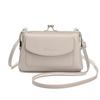 Nova Bolsa Messenger para Celular 2023 Grande Capacidade Bolsa de Ombro Feminina Moda Bolsa Feminina Estilo Coreano Fresco Cor Sólida Bolsa de Noite