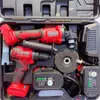 Set de Herramientas Multifuncionales Inalámbricas con Batería de Litio: Martillo Eléctrico Recargable, Amoladora Angular, Llave Eléctrica, Taladro, Sierra Circular, Máquina de Corte