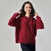 [100% Lana] Suéter Casual Grueso con Capucha de Punto para Mujer Otoño e Invierno 2025