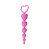 Tapón anal de silicona con forma de corazón para hombres y mujeres, ideal para masturbación anal compartida, juguetes sexuales para adultos al por mayor.