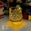 Vaso Zhuan Zhuan Creativo Giratorio para Whisky con Posavasos Iluminado Vaso de Cerveza Spinner Descompresor