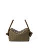 Bolso cuadrado pequeño portátil tejido de moda 2025, estilo coreano, diseño de nicho, bolso de hombro combinable, bolso cruzado sencillo para mujer