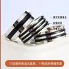 Anillo de acero de titanio para hombre hip hop nicho moderno de alta gama ins no se decolora pulsera de joyería de acero inoxidable