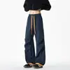 Calça de Caminhada Patchwork com Xadrez Branco Estilo Novo Outono 2026 M-5XL HK26869-TeP30
