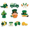 Calle Amazonas. Pegatina para Refrigerador del Día de San Patricio Decoración Festiva del Día Nacional Irlandés Pegatina para Garaje