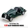 Nossen 1:38 Clásico Retro Vintage Coche Camioneta Aleación Modelo de Coche Juguete para Niños Venta al por Mayor Transfronteriza