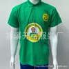 Fábrica de Camisetas Eleitorais Processa e Produz Camisas Polo Lapela da Tanzânia, Camisetas de Malha Verde 100% Poliéster com Imagens em Transferência Térmica