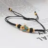 Pulsera trenzada Círculo Qiankun, estilo Nudo Chino, Símbolo de Manzana y Deseo, Fragmentos de Plata, 0 kg Atracciones Turísticas, Fabricante Transfronterizo, Venta al por Mayor de Joyería