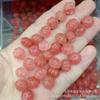 Pedra Natural Ametista Contas de Abóbora Furo Reto Jade Grampo de Cabelo pó estilo antigo hanfu grampo de cabelo adorno de cabeça joias diy acessórios