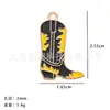Pulseira Colar com Pingente Pequeno de Cowboy Ocidental Acessórios de Joias DIY Pintura a Óleo Cavalo Chapéu Cabeça de Touro Botas Pingente de Gato