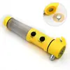 Martillo de escape de emergencia para coche, linterna multifuncional, rompecristales para coche, mini martillo salvavidas activado por voz, martillo de seguridad