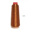 Vendas Diretas da Fábrica 150D Fio Bordado Ouro e Prata Fio de Ponto Cruz Ms Alta Resistência St Borla Bordar Cordão para Tecelagem