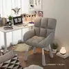 Silla Silla de Computadora Silla de Estudio Juvenil Silla de Escritorio Dormitorio Maquillaje Silla para Oficina en Casa Cómoda para Sentarse Largo Silla con Respaldo