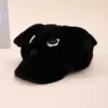 Moda Otoño e Invierno Nuevo Felpa Lindo Cachorro Enojado Pato Gorra Viaje al Aire Libre Cortavientos Cálido Versátil Sombrero Octagonal