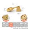 Novo Pingente Estilo Chinês Retrô Maçaneta de Gaveta de Latão Sólido, Puxador de Anel Dourado Antigo de Furo Único para Armário e Porta de Guarda-Roupa