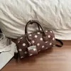 2026 Nuevo Bolso de Hombro de Lunares Estilo Coreano para Mujer Bolso de Mano Simple de Moda Bolso Cruzado Bolso de Moda de Nicho Elegante