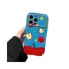 Funda Artística de Rodaja de Manzana para Teléfono Adecuada para iPhone 17 Pro, Apple 16/13, Cubierta Protectora Anti-Caídas con Ventana Grande
