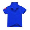 Camisa Polo de Manga Curta para Meninos de Comércio Exterior com Bordado de Veado 2026 Roupas Infantis Europeias e Americanas Camiseta de Meia-Manga Verão Estilo Infantil