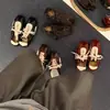 Zapatos de Entrenamiento Alemanes Retro con Estampado de Leopardo, Cordones, Suela Suave, para Aumentar la Altura, para Mujer, Novedad Otoño 2026, Versátiles, Antideslizantes, Casual, Zapatos Forrest Gump
