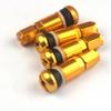 Válvula de vacío de aleación de aluminio sin cámara para neumáticos de coche de fondo plano 525, disponible en stock.