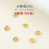Jingde Jewelry Cobre Banhado a Ouro 18K Alta Retenção de Cor Espaçadores de Pedra Pequena Irregular Acessórios para Joias DIY Atacado do Fabricante