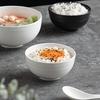 Tigela de arroz de aparência sofisticada tigela para macarrão instantâneo doméstico tigela de sopa de cerâmica tigela de salada tigela pequena para comer louça de restaurante comercial hotel