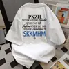 Camiseta de Manga Corta Oversize con Estampado de Letras de Diseño de Nicho Verano Casual Holgada Vintage Versátil