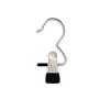 Gancho de acero inoxidable Clip clip de 3 palabras inmersión en plástico sin costuras almacenamiento doméstico secado clip para sombrero clip para muestra clip para bufanda de seda